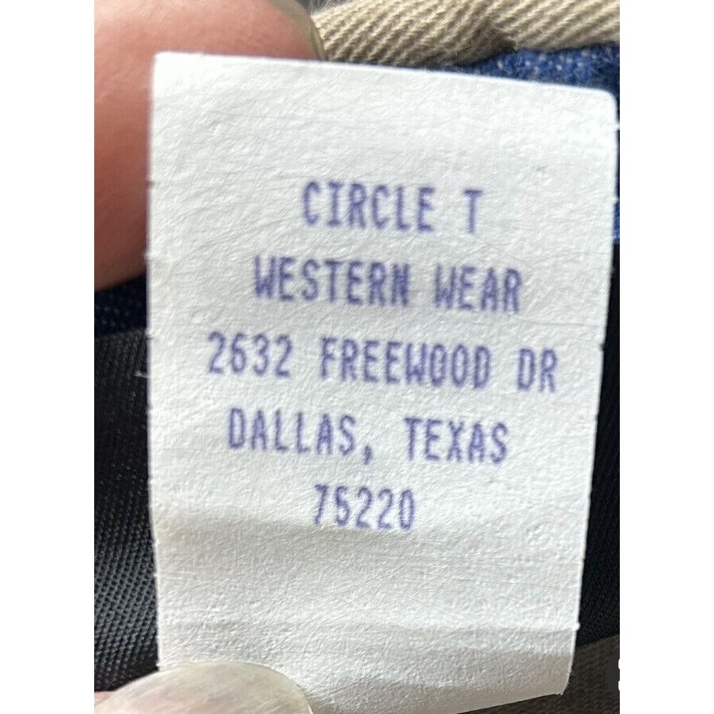 Circle T Brown Button-Down Shirt - image 8